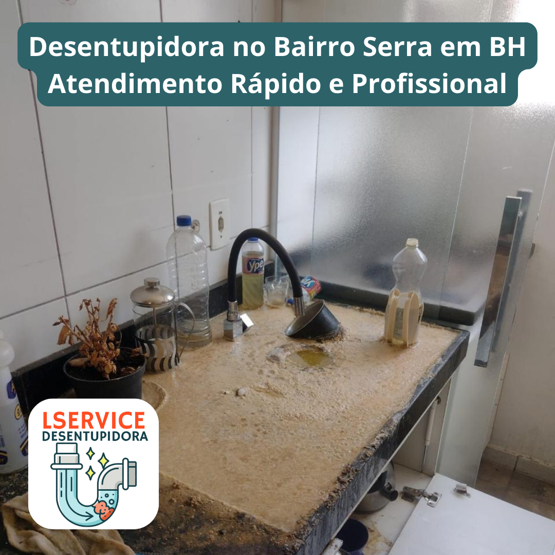 Desentupidora no Bairro Serra em BH – Atendimento Rápido e Profissional